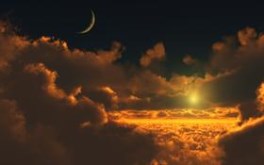 Golden cloudscape
