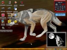walking wolf