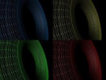 Tubular wallpaper Set