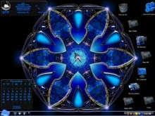 Blue Jeweled